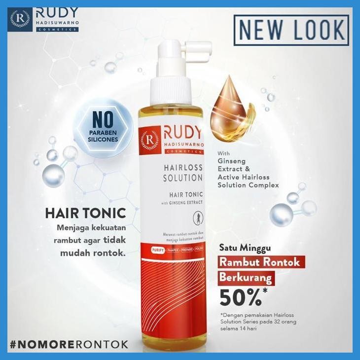 READY RUDY HADISUWARNO HAIR LOSS DEFENSE HAIR TONIC RAMBUT RONTOK - HAIR TONIC RAMBUT RONTOK PRIA PR