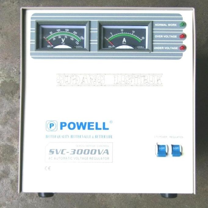 TERMURAH - stavol/stabilizer 3000w Powell/stavol Powell 3000