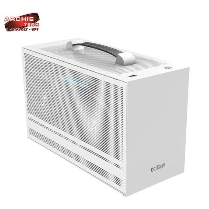NEW PCCOOLER Mini PC i100 PRO MESH MINI ITX Case + Riser
