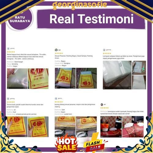 Ready Stock Plastik Klip Ziplock 11x20 12x20 13x20 14x20 15x20 16x20 isi 100 Kantong Zipper Packing 