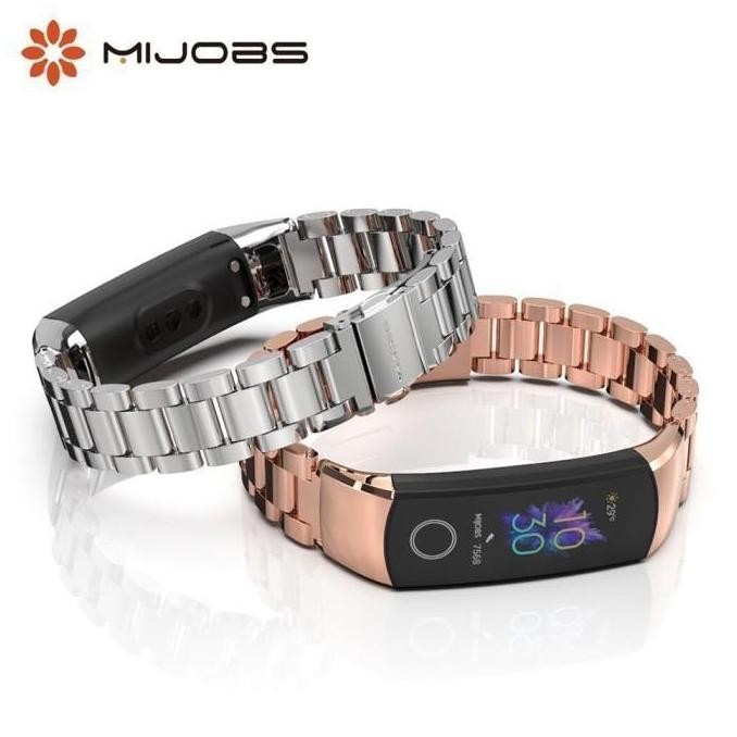 MIJOBS Honor Band 5 / 4 Metal Stainless Steel Strap for Huawei Band5