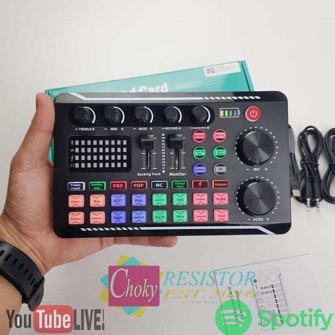 Paket Microphone Kondenser Taffstudio LGT240 Plus Soundcard