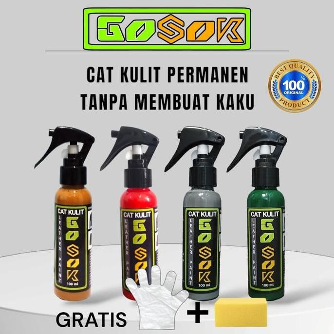 Cat Kulit Sepatu Repaint Canvas Cat Jaket Kulit Tas Gosok Leather Paint Acrylic Rubber Catmidsole Ru
