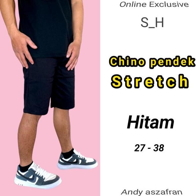 Promo Celana pendek kain pria/celana pendek chinos pria COD
