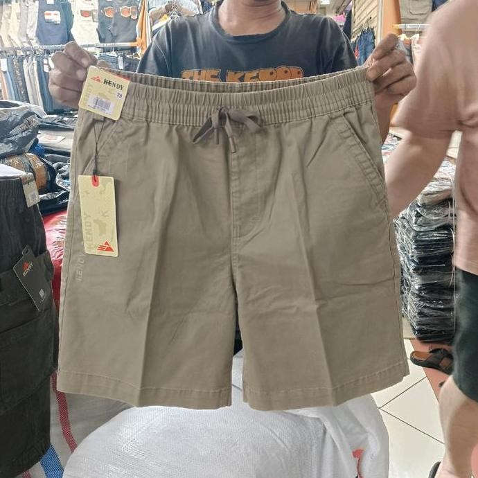 Promo CELANA KENDY PENDEK PRIA PINGGANG KARET COD