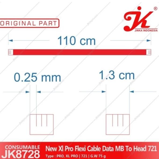 Kabel Flexybel Data Mb To Head | Jinka Pro Nxl Pro | Part Pro721 1351