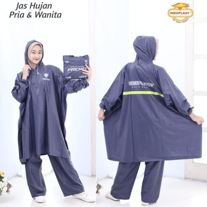 COD Mantel Mantol Jas Hujan  Ponco Poncho Setelan Celana Lengan Panjang Dewasa Pria Wanita Anti Remb