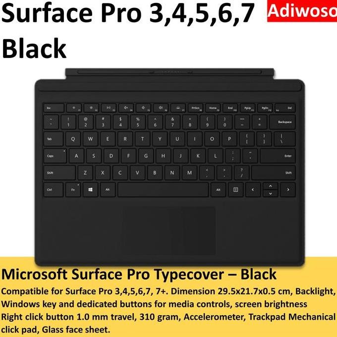 Microsoft Surface Pro Keyboard - Black
