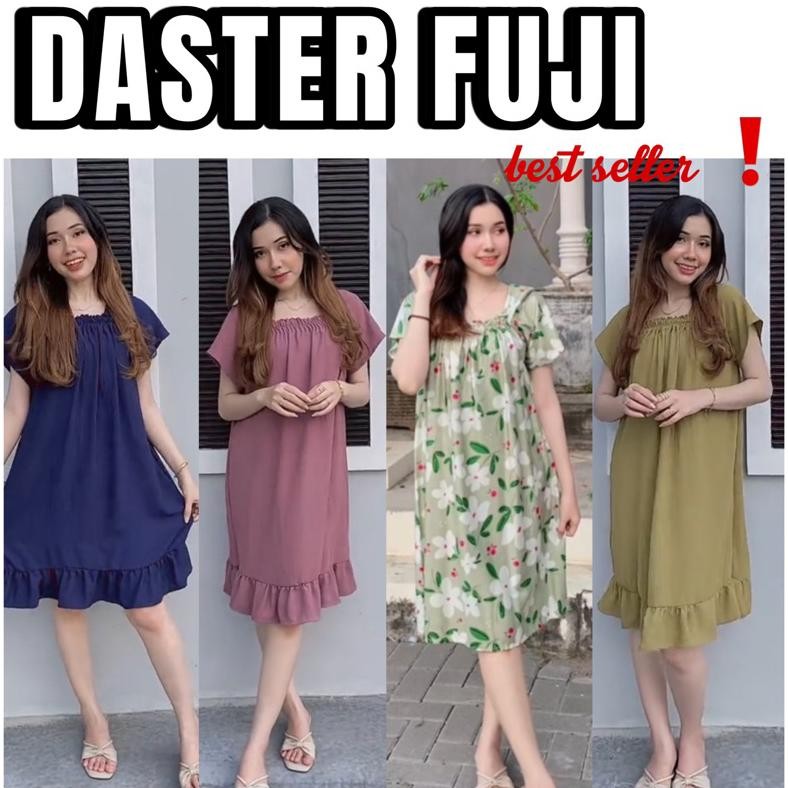 Viral Paket Usaha Daster Fuji Pendek Crinkle Airflow | Daster Kerut Crinkle Airflow -79