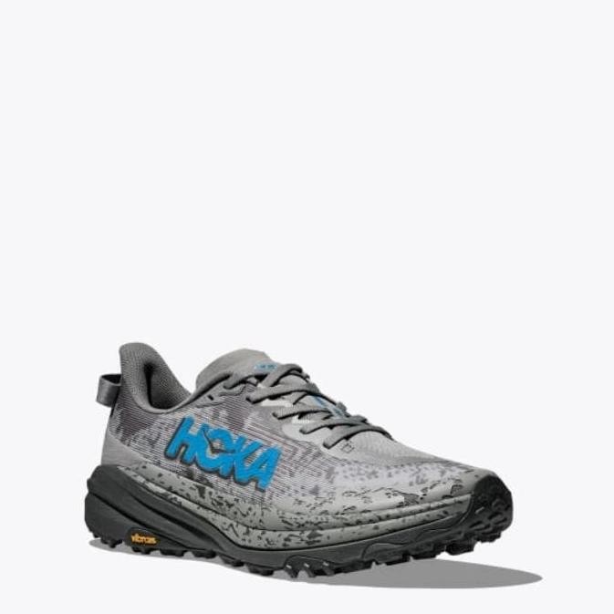 Hoka Men'S Trail Running Shoes - Hoka Speedgoat 6 - Galactic Grey/Hoka Blue