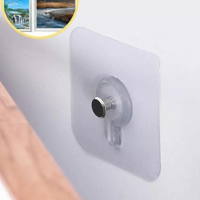 Promo Gantungan Magic Hook Paku Tempel / Tempelan Dinding Kuat Gantungan Cod