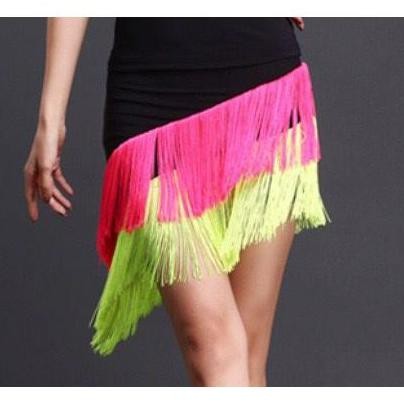 NEW COLOR ROK CELANA RUMBAI MIRING - Celana Rok Rumbai Miring 3 Tingkat Melar Panjang