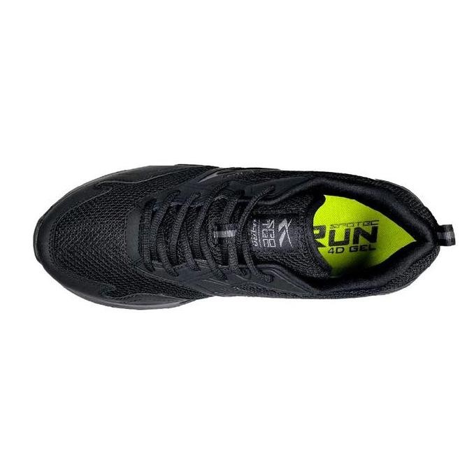 Spotec Forest Original Sepatu Sneakers Sepatu Lari Sepatu Joging - Hitam Polos