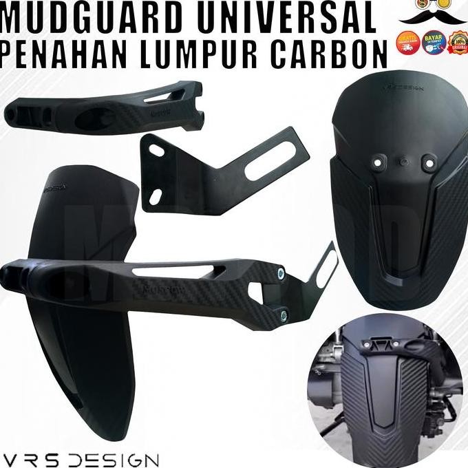 Mudguard Universal Spakbor Kolong Belakang Mud Guard Penahan Lumpur Karbon Mudguard Original High Qu