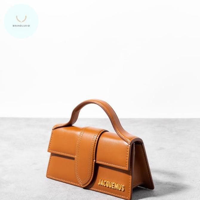 Jacquemus Le Bambino Calf Leather Brown Black Light Brown