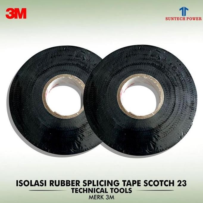 Premium Isolasi Rubber Splicing 3M Scoth Isolasi Kabel Listrik Hitam Karet Promo