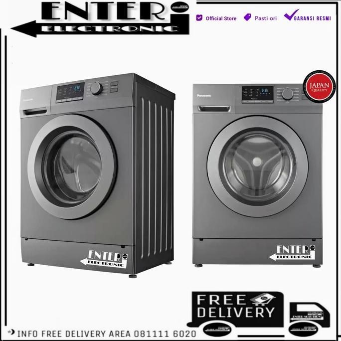 Promo PANASONIC FRONT LOADING NA 127XB1 - MESIN CUCI PANASONIC 7KG NA127XB1 COD