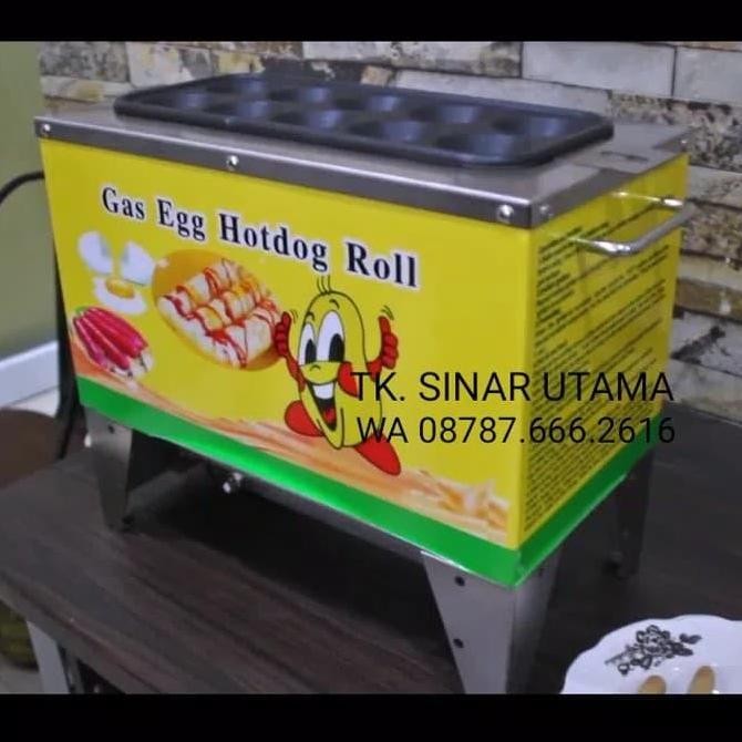 Promo Gas Mesin Sostel Sosis Telur Alat Egg Roll Hotdog Telor Kompor 10 HOT COD