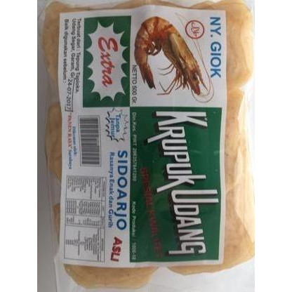 Kerupuk Udang Ny Giok Extra 500gr Krupuk Mentah