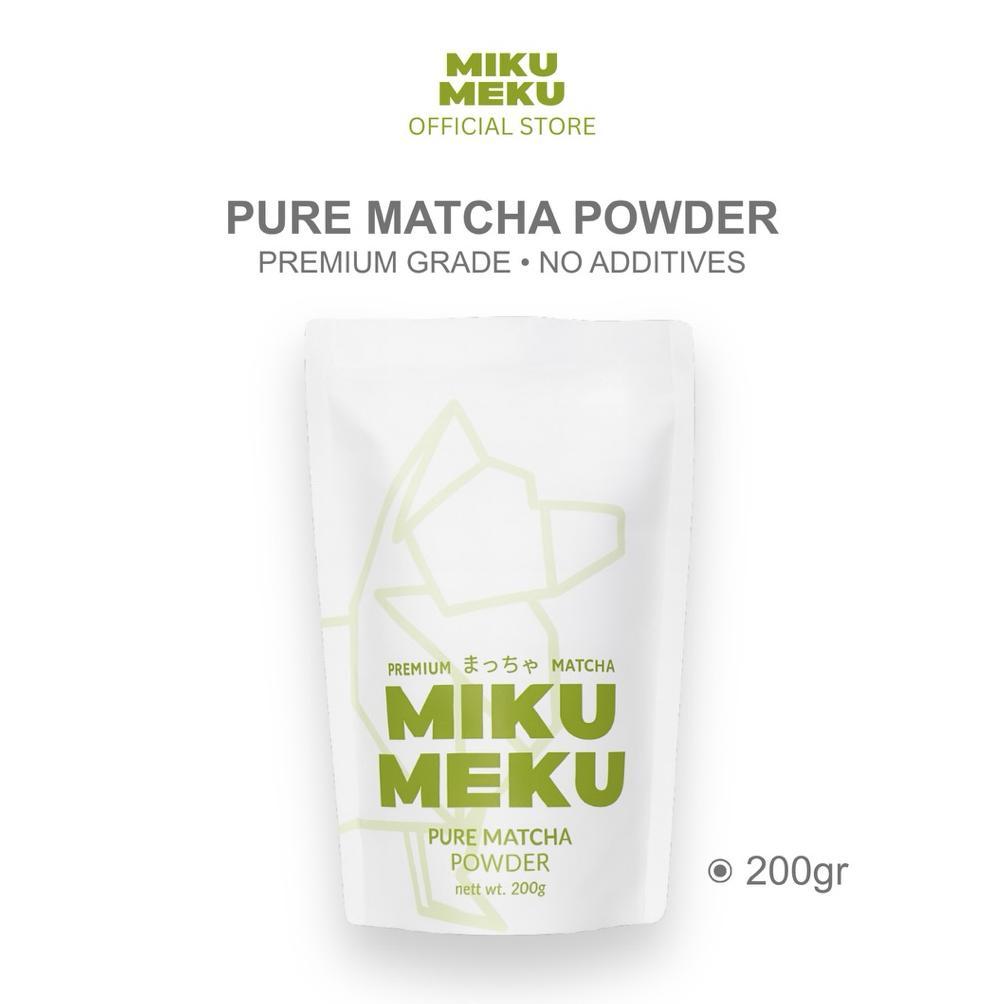 Premium Pure Matcha Powder 200g - 100% Pure Japanese Matcha Powder by Miku Meku