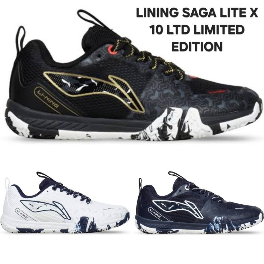NEW DEALS Sepatu Badminton Lining SAGA LITE X 10 LTD LIMITED EDITION ORI LINING