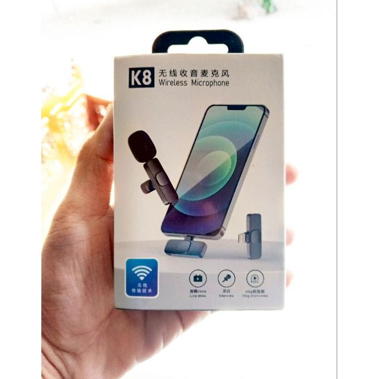 Super Wireless Lavalier Microphone Vlogger Soket Lightning