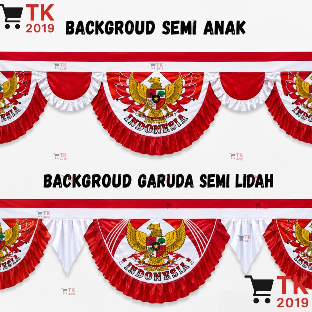 Bendera panjang garuda bendera background garuda bendera buat di tembok buat di gapura Promo