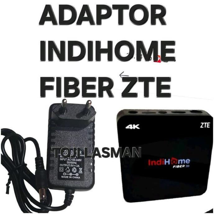 ( 2A5V ) ADAPTOR COLOKAN ADAPTER CASAN CHARGER CARGE CHARGE SET TOP BOX (STB) STB INDIHOME TIPE ZTE 