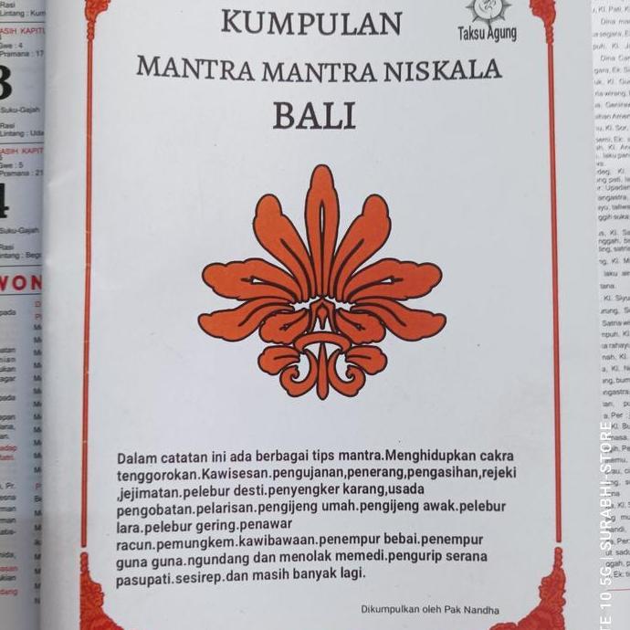 *#*#*#] buku kumpulan mantra mantra niskala Bali