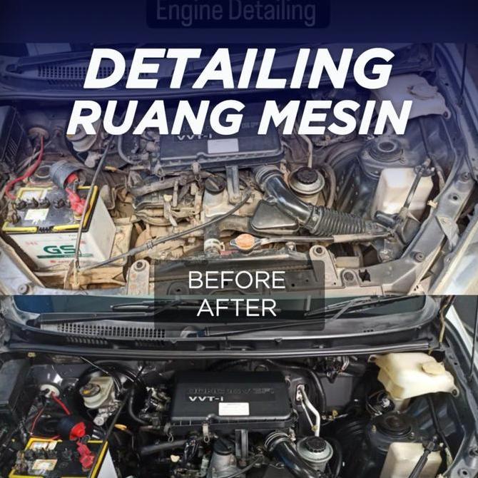 PDV Paket Engine Detailing (Pembersihan Ruang Mesin) [All Size Car]