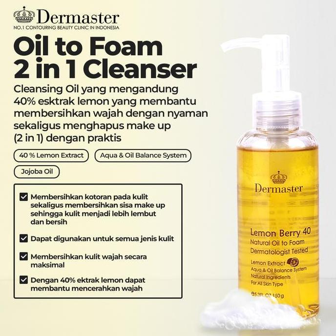 Dermaster Oil To Foam 2 In 1 & Clabiane Acu-Derm Cream
