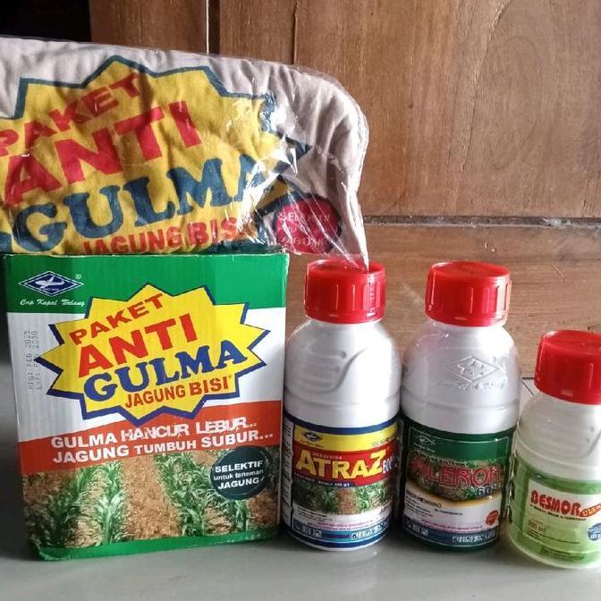 Paket Anti Gulma Jagung Bisi (Isi Paket Sedang : Atraz 600Sc 500Ml, Aleron 60Ec 500Ml, Besmor Ultra 