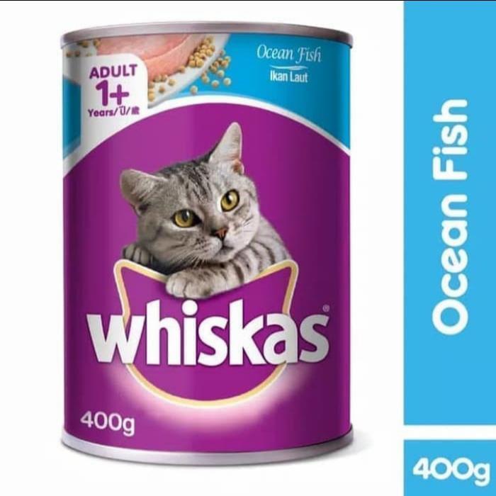 SUPER HEMAT - Makanan Basah/Wetfood Whiskas kaleng 1 dus isi 24pcs