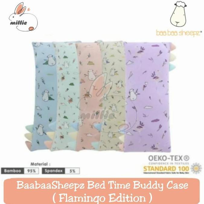 BAABAASHEEPZ BedTime Buddy Flamingo CASE XL XXL | Sarung Bantal Baabaasheepz