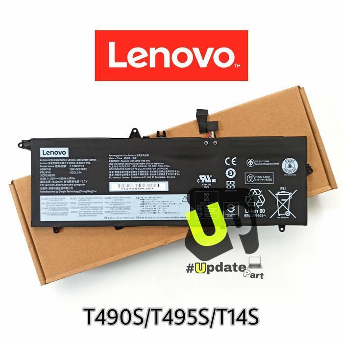 TERLARIS - Baterai Lenovo Thinkpad T490S T495S T14S L18C3PD1 L18M3PD1 L18L3PD1