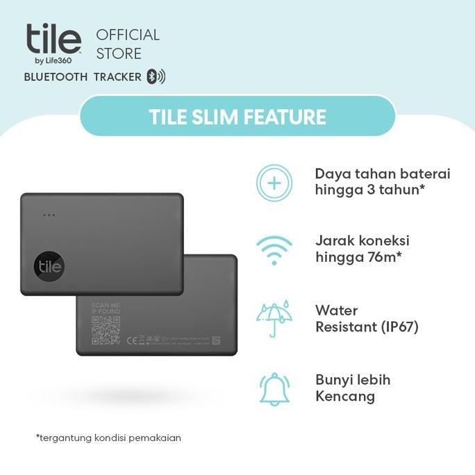 The- Tile Slim - Bluetooth Tracker / Pelacak Pintar