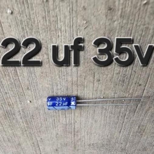 ( 22 UF 35V ) ELKO ELCO 22UF 35VOLT 22 UF MIKRO  50V 35V 25V 16V 10V