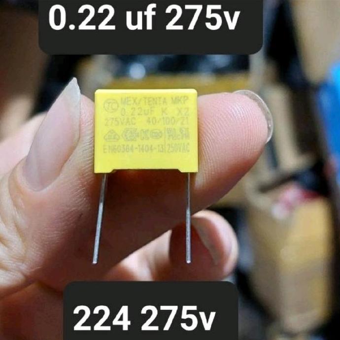 224 220 220N 0.22UF 0.22 220NF 275V KAPASITOR BUKAN 400 450 400V 450V