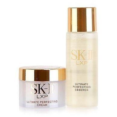 Sk-Ii/Sk2/Skii/Sk Ii Paket Lxp Perfecting Essence+Serum+Cream Lengkap