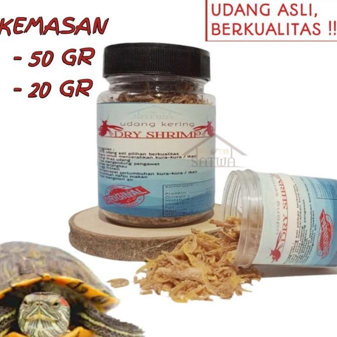 Deepanim- Udang Kering Makanan Kura Kura Brazil Res Pakan Kurakura Air Ambon Cst