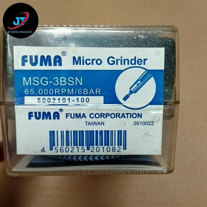 [TERBARU] FUMA MICRO AIR GRINDER MSG-3BSN 65.000RPM 6BAR ALAT PENGASAH LOGAM KAYU PLASTIK KACA PORSE