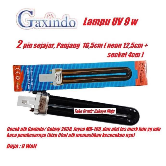 Lictz- Lampu Uv Pl-S 9 W Tester Uang Model Tusuk 9W Money Detector Lamp