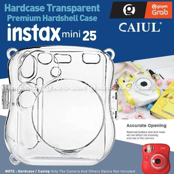 Fujifilm Instax 25s Hardcase - Transparent (Bening) Diskon