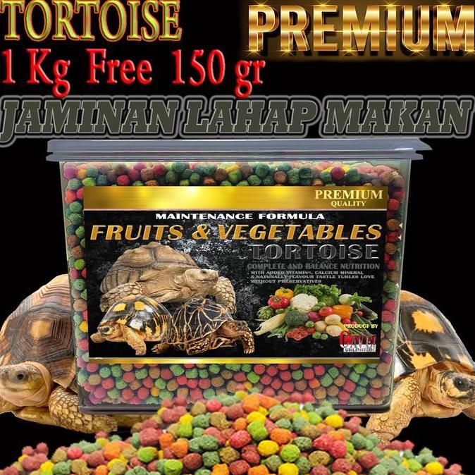 Deepanim- Makanan Pakan Tortoise Sulcata Hermani Kura Kura Darat 15Gr