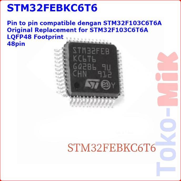 IC STM32FEBKC6T6 STM32FEBKX6 STM32FEBK STM32 LQFP-48 TKMK
