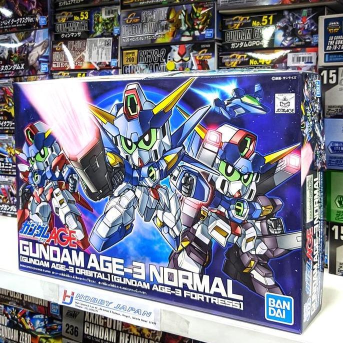 Promo SD BB 372 Gundam AGE-3 Normal / Orbital / Fortress Diskon