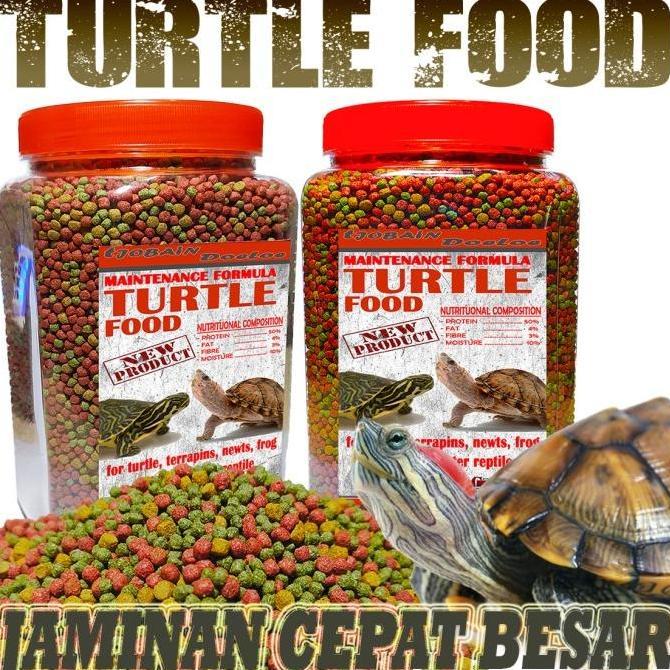 Deepanim- Kura Kura Air Brazil Res Damer Bulus Turtle Makanan Pakan Pelet Brazil
