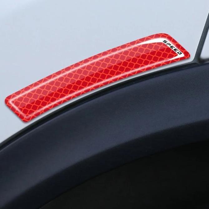 Side Marker Emblem 2pcs Car Reflective Sticker Side Marker Tempel Mata
