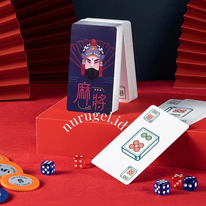 READY  Mahjong Playing Cards / Kartu Mahjong