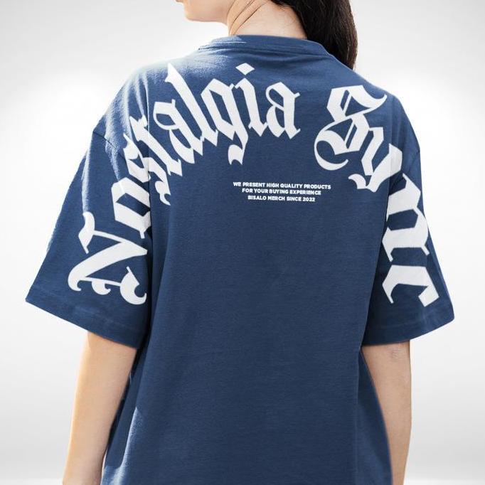 Girly- (Rekomendasi) T-Shirt Kaos Pria Wanita Lengan Pendek Motif "Nostalgia Sync" Digital Printing 